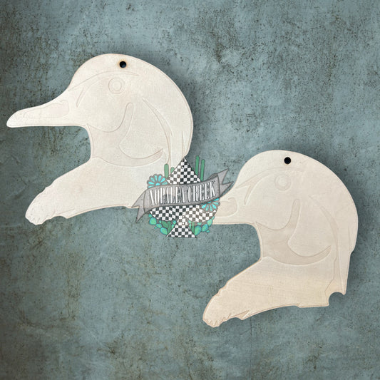 Wood Duck Leather Charms (SET OF 4)