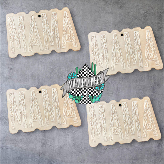 Mama Cheetah Leather Charms (SET OF 4)