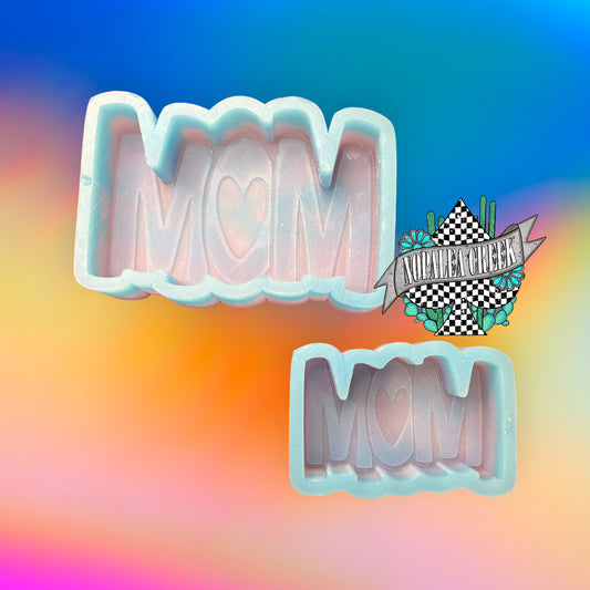 Mom Heart Word Silicone Mold