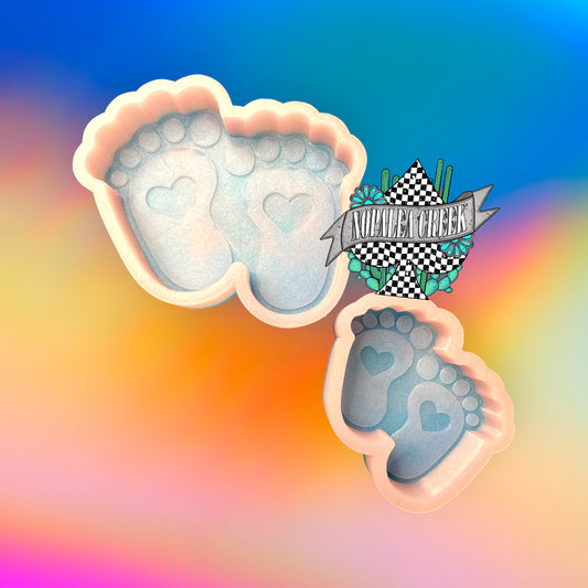 Baby Feet Love Silicone Mold