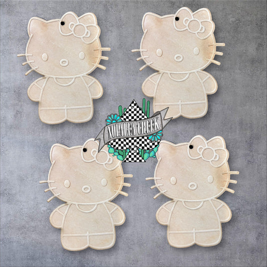 Kitty Leather Charms (SET OF 4)