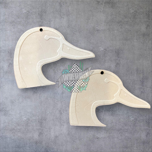 Simple Duck Head Leather Charms (SET OF 4)
