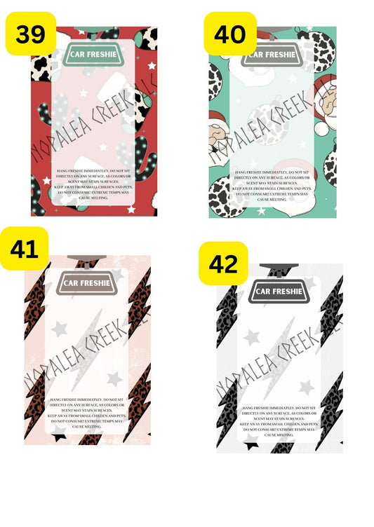 Freshie Bag Inserts #41-45