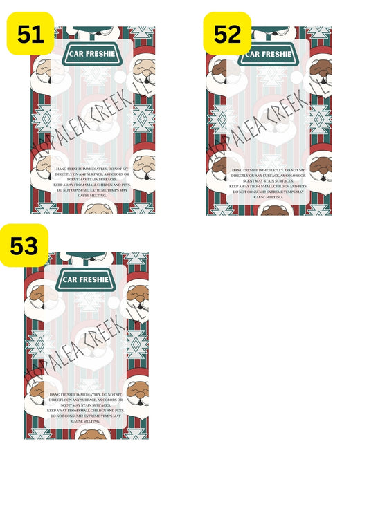 Freshie Bag Inserts #51-53