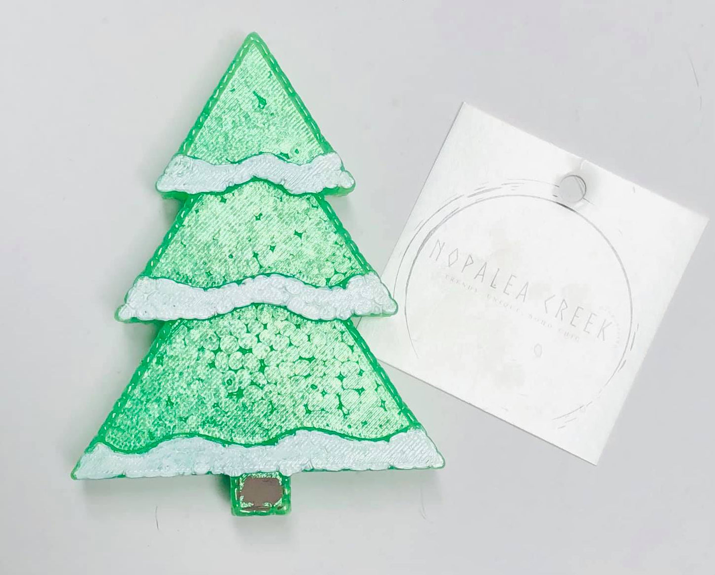 Snow Covered Christmas Tree Silicone