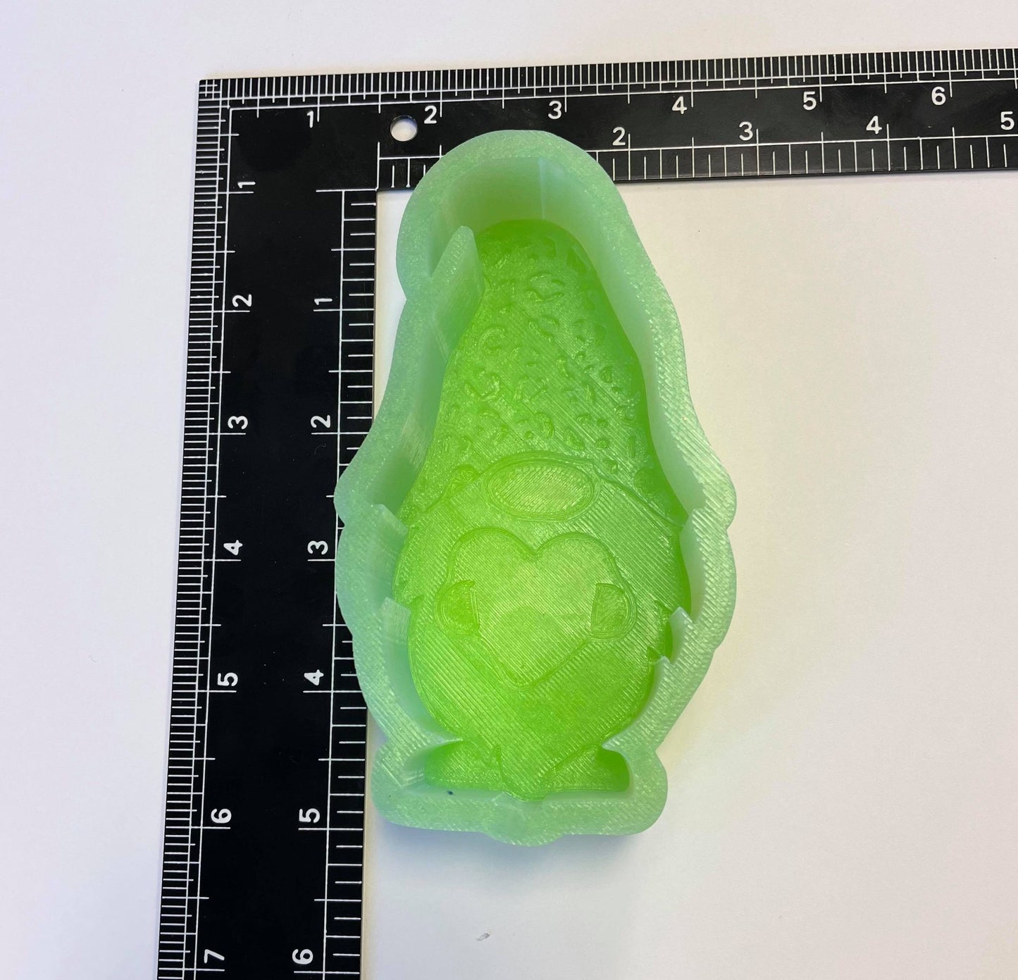 Leopard Top Heart Gnome Silicone