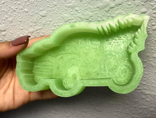 Vintage Truck & Tree Silicone Mold