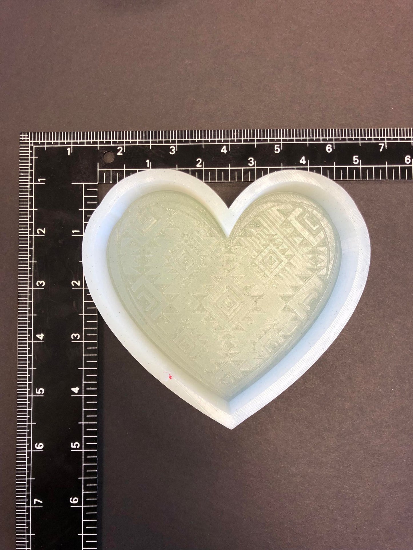 Aztec Heart Silicone