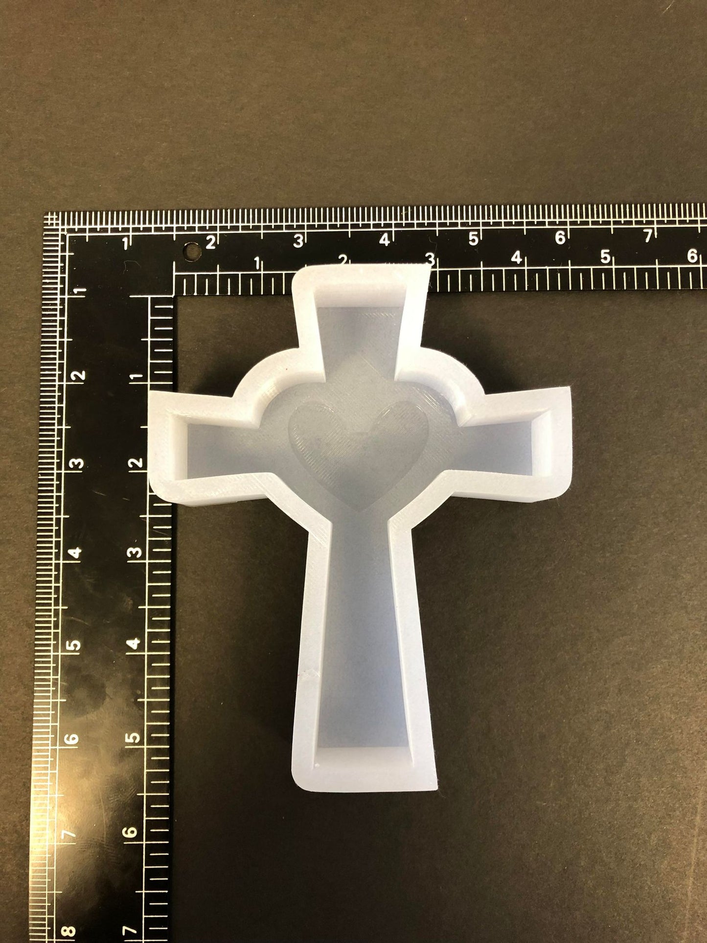Cathedral Heart Cross Silicone
