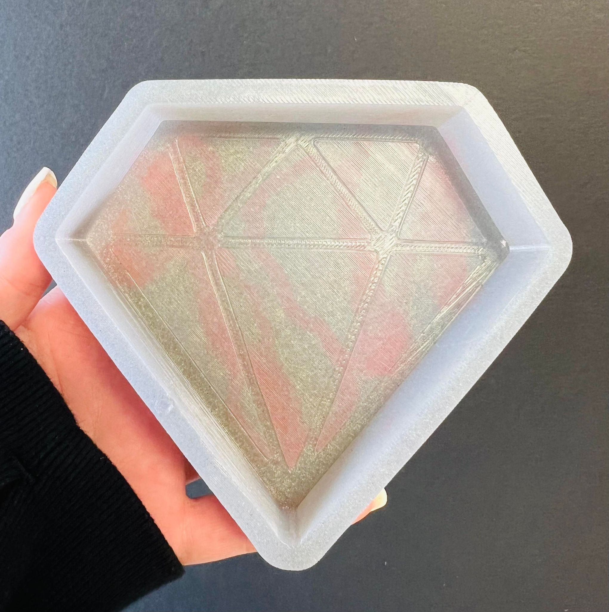 Silicone Gem Mold Kit (Gems, Pyramid, Cube, Sphere, Diamond) — Grand River  Art Supply