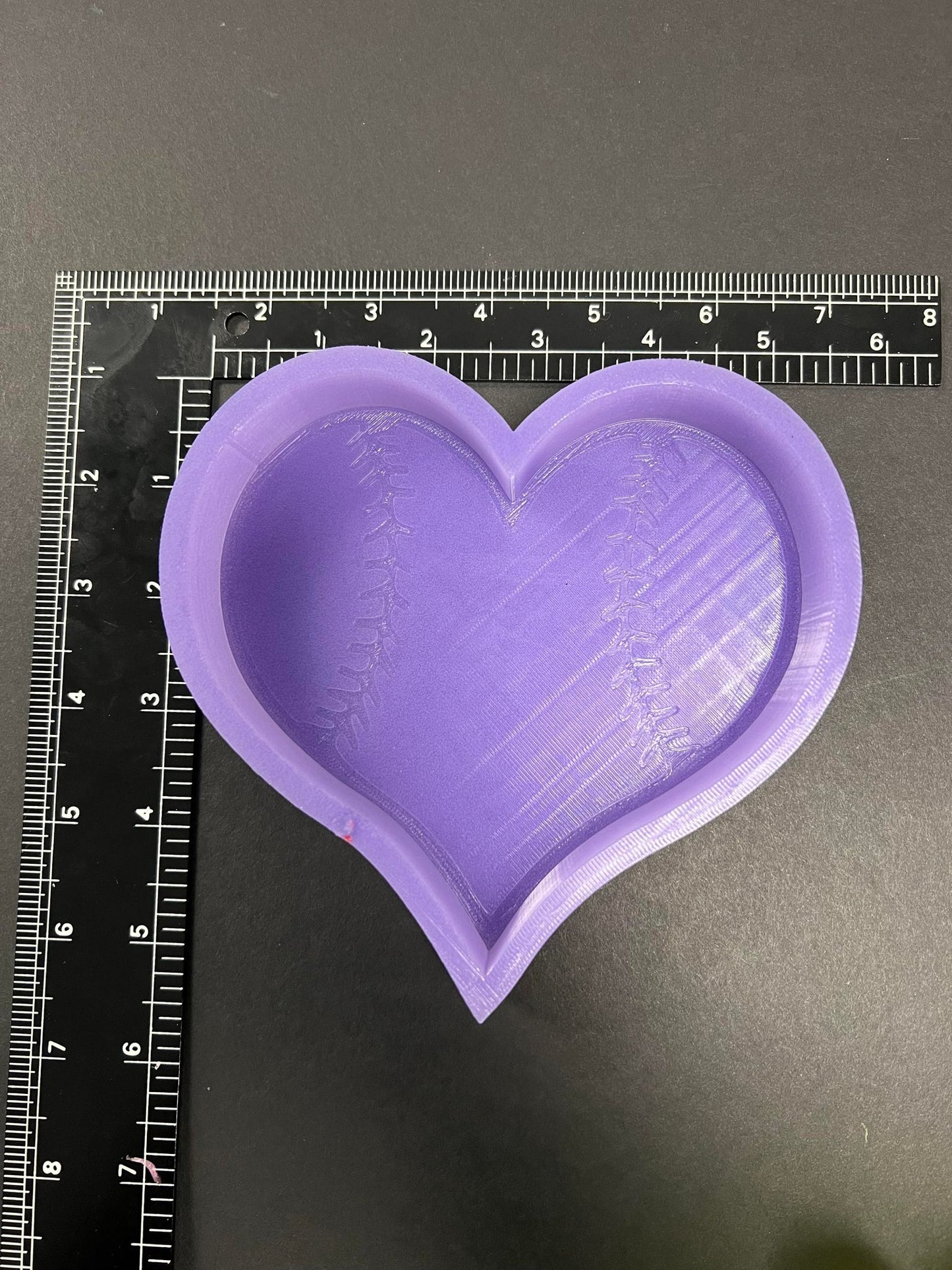 Baseball/Softball Heart Silicone