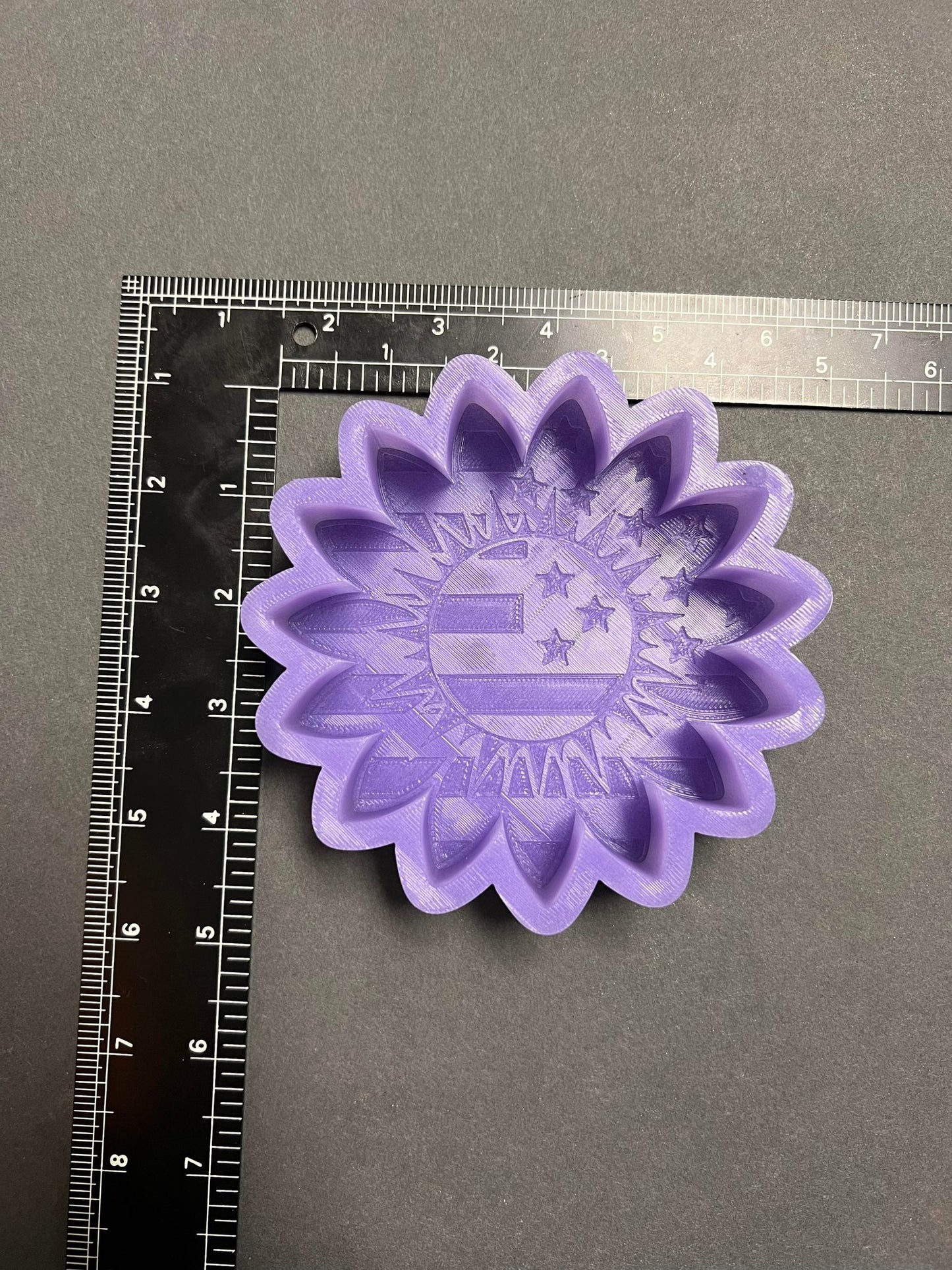 Patriotic Sunflower Silicone Mold
