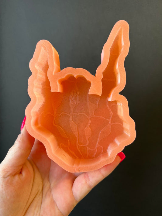 Rock On Skelly Silicone Mold