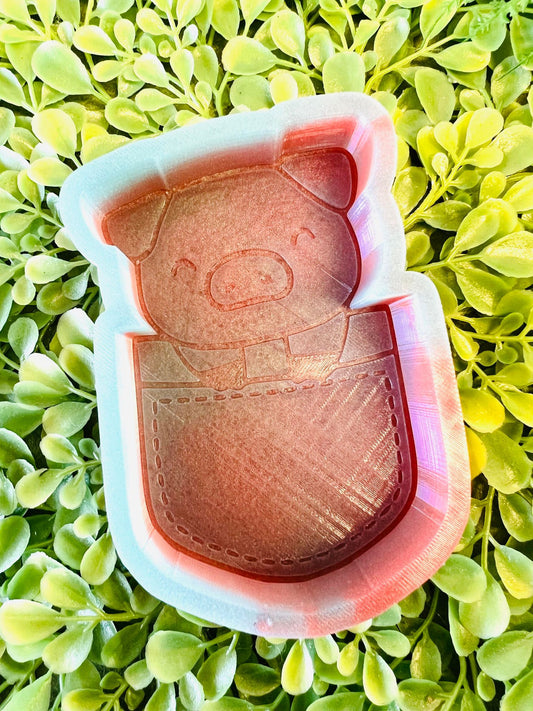 Pig in a Pocket Silicone Mold