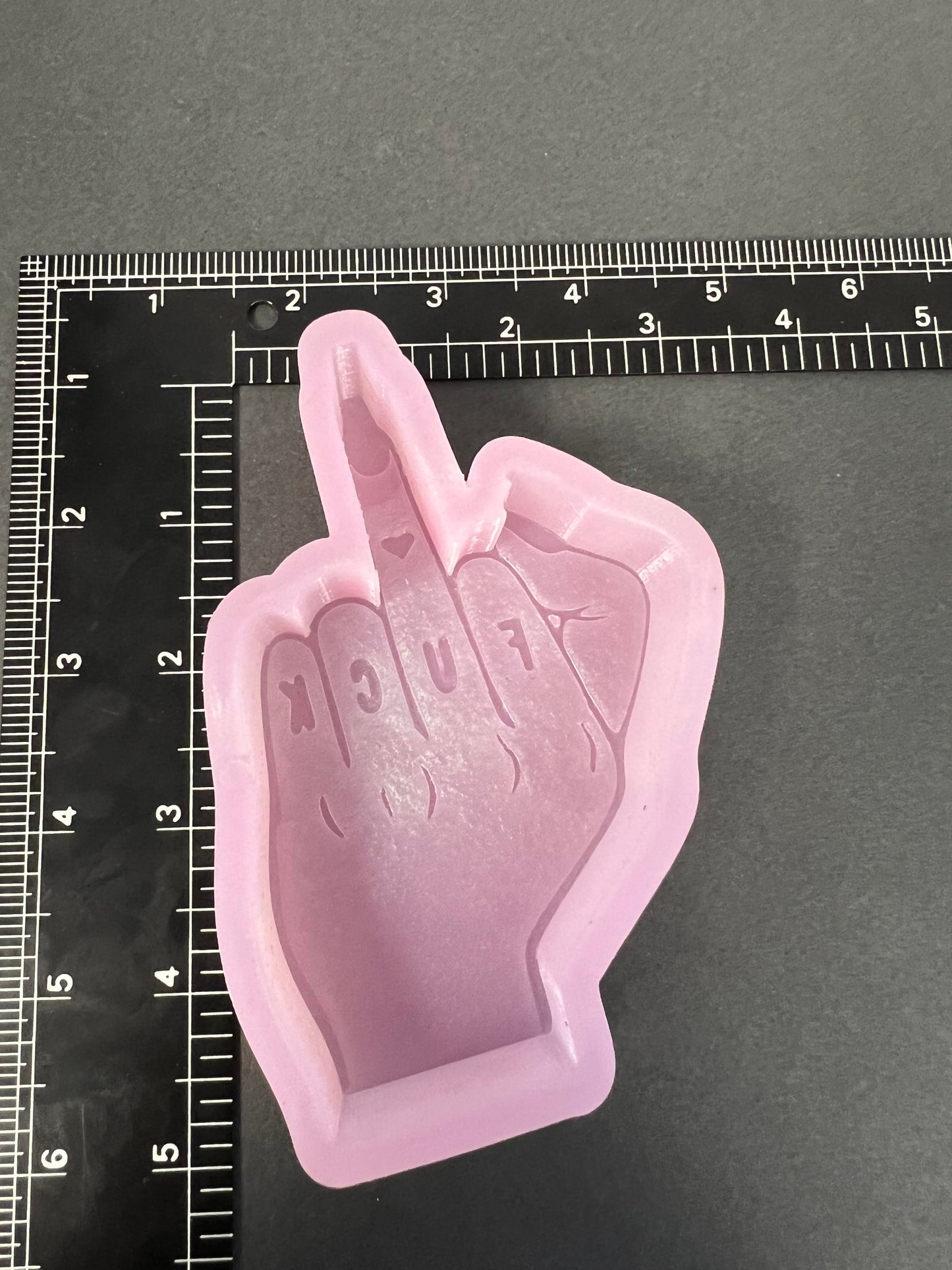 F You Flipping Hand Silicone Mold