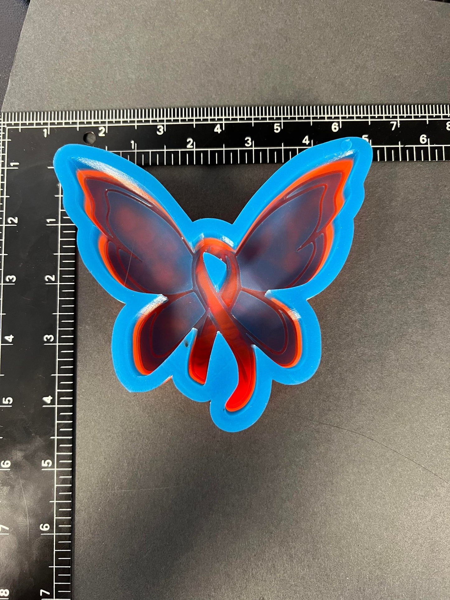 Butterfly Ribbon of Hope Silicone Mold
