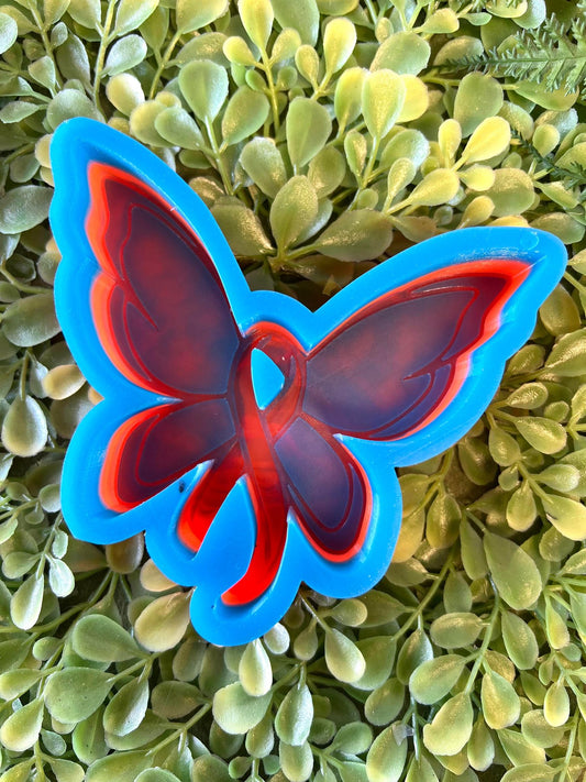 Butterfly Ribbon of Hope Silicone Mold