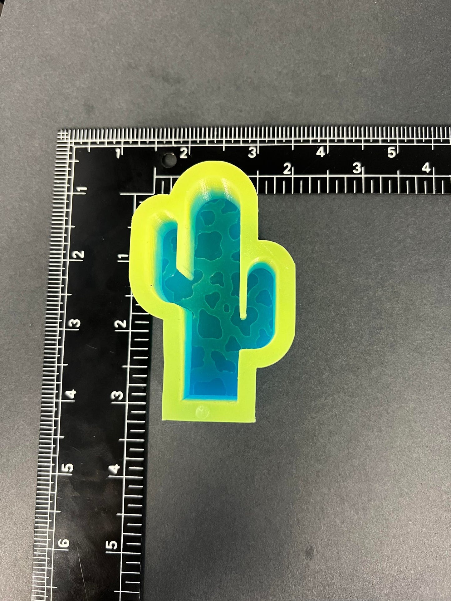 Cowprint Cactus Silicone Mold