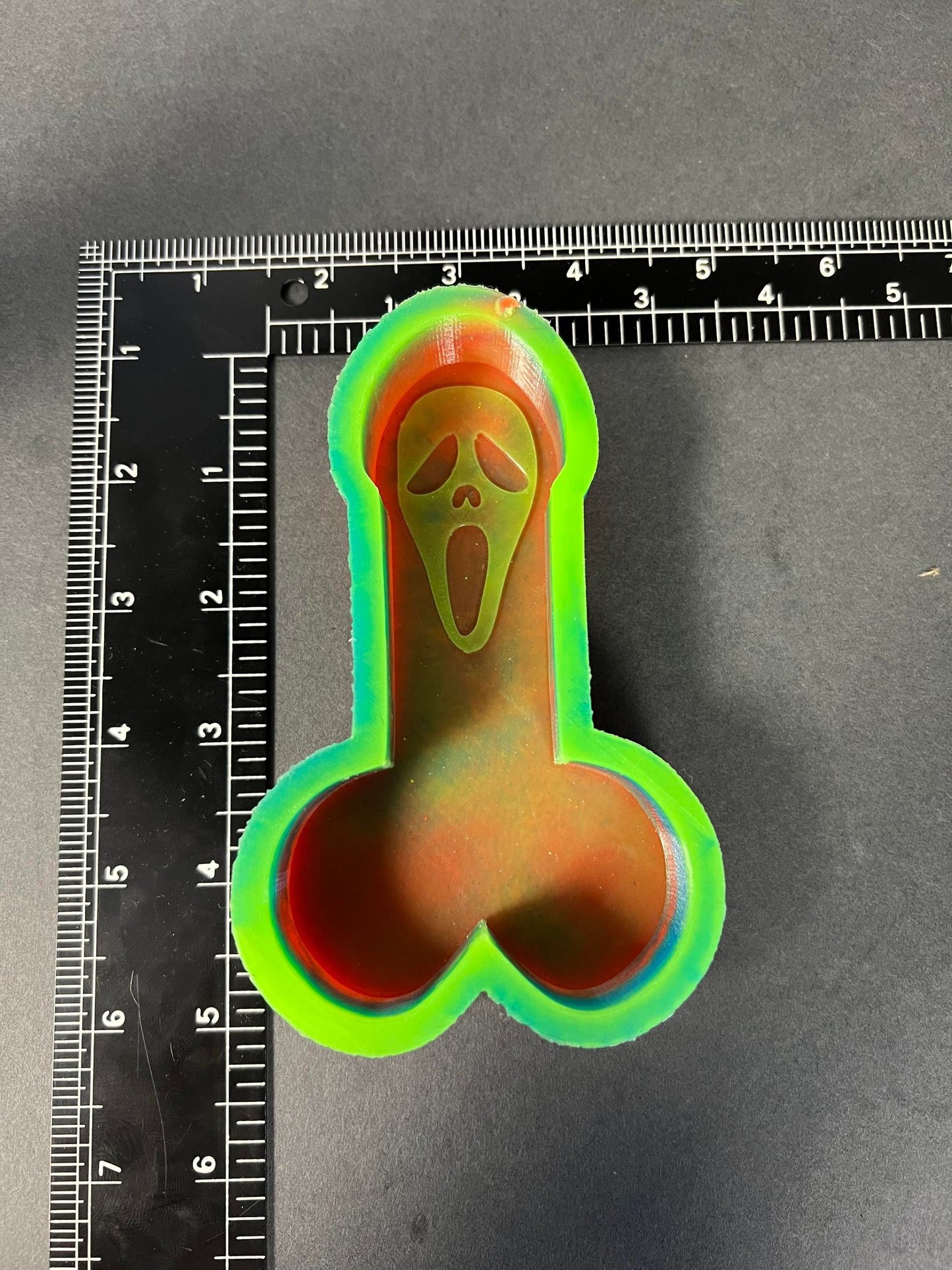 Scream Peen Silicone Mold