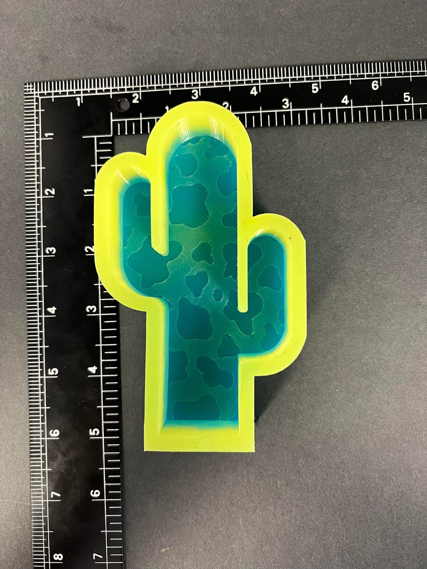 Cowprint Cactus Silicone Mold