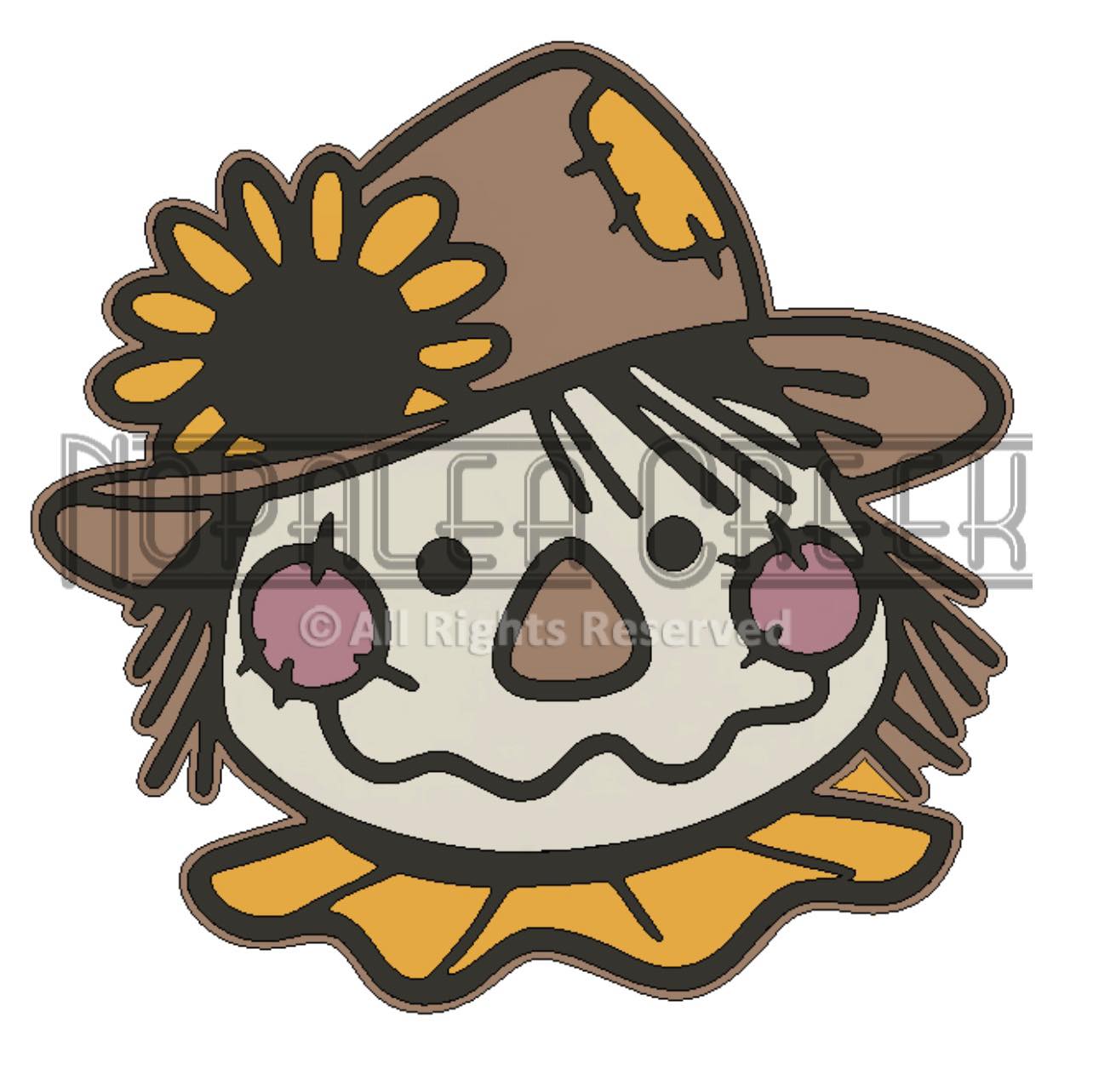 Cute Scarecrow Sally Silicone Mold