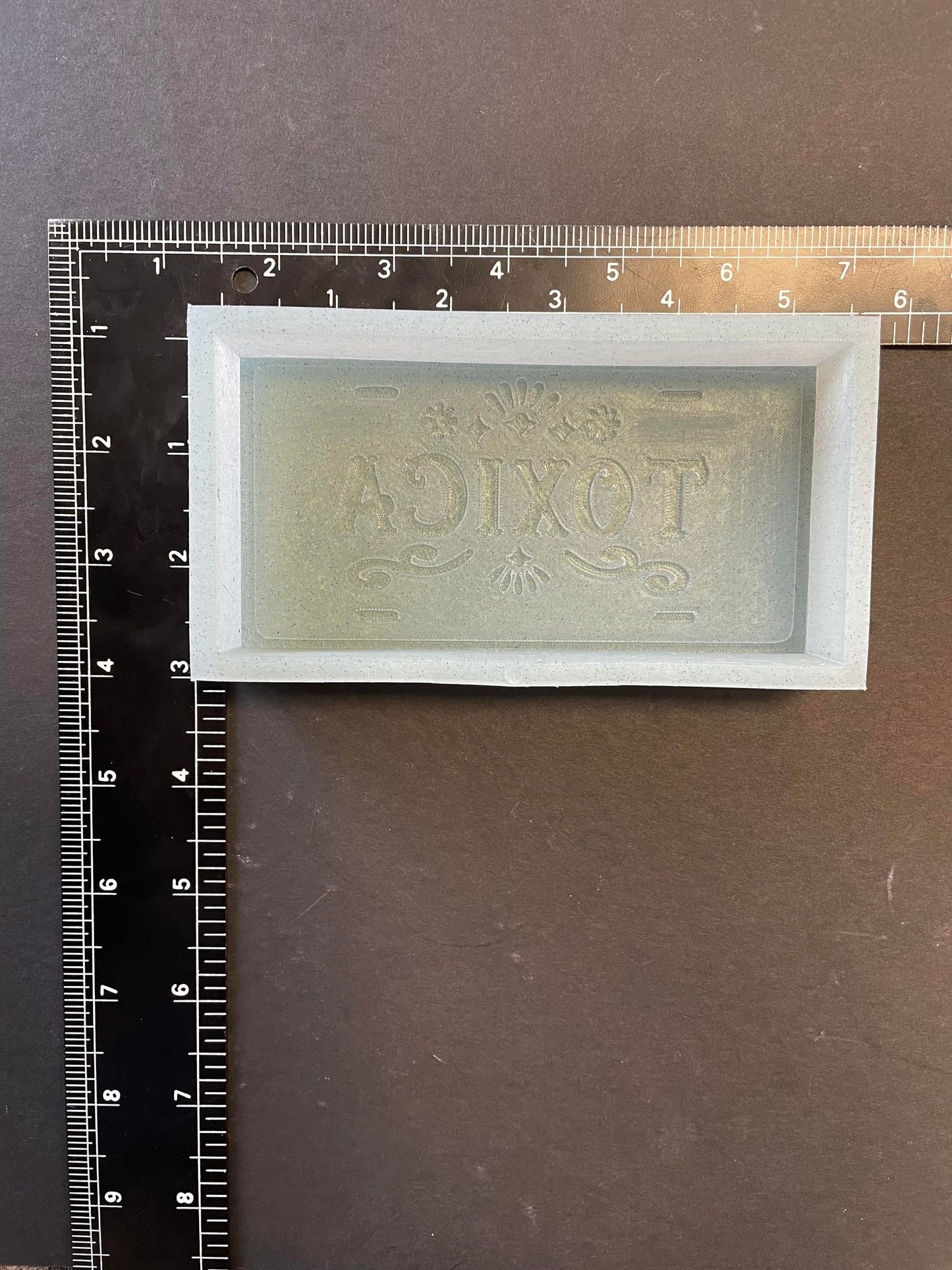 Toxica License Plate Silicone Mold©