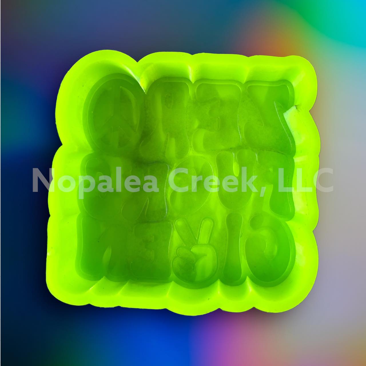 Zero (Peace) Fucks Given Silicone Mold