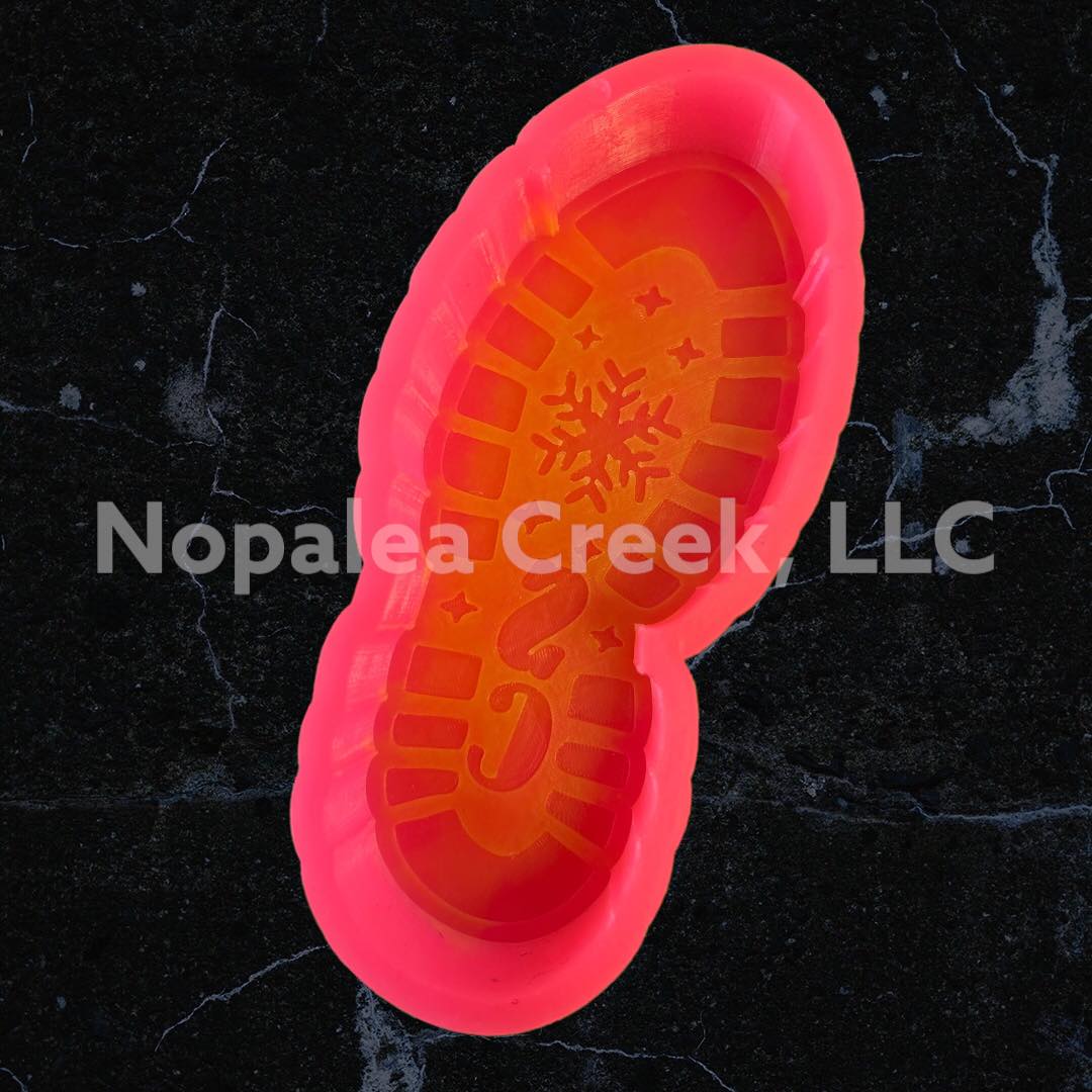 Santa Footprint Silicone Mold