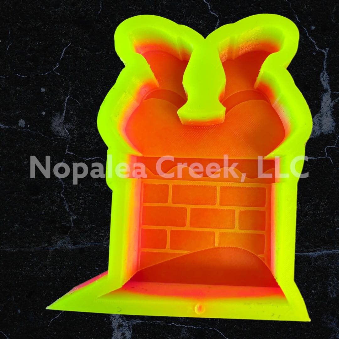 Santa Chimney Silicone Mold