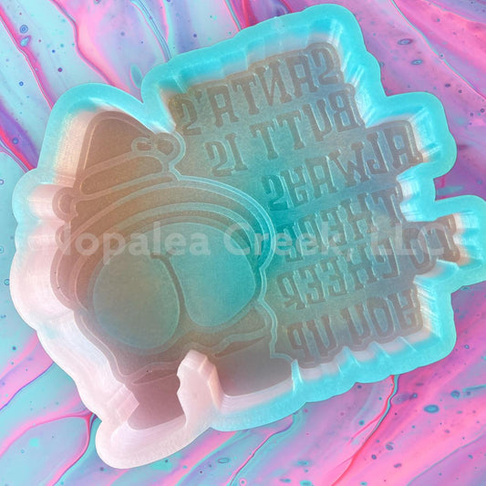 Santa's Butt Cheers You Up Silicone Mold