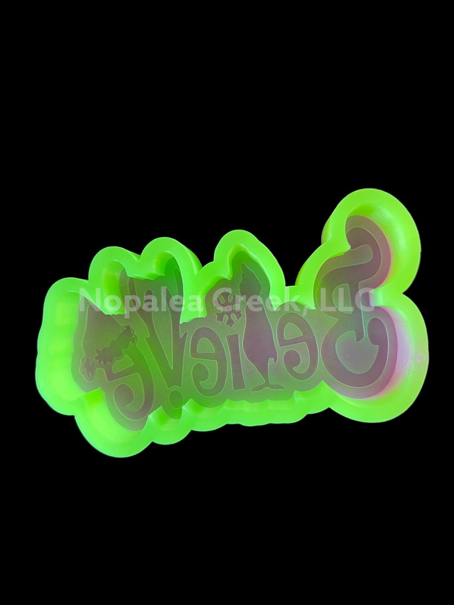 Believe Christmas Silicone Mold