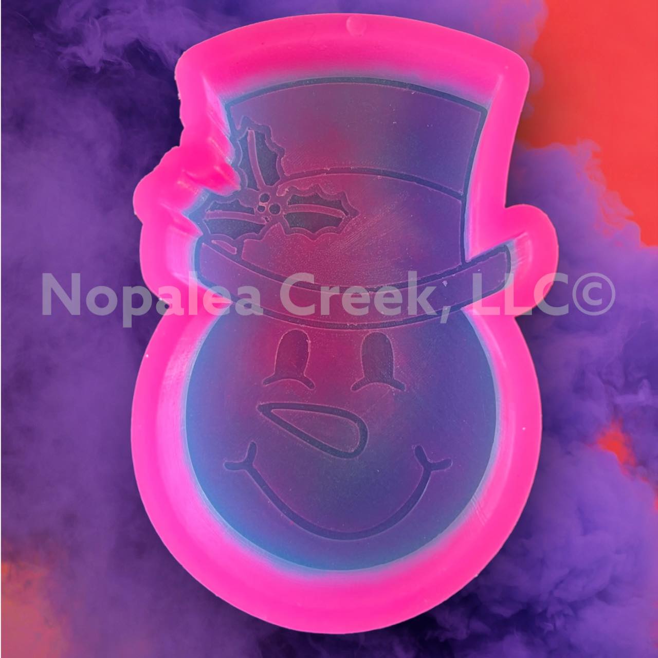 Snowman Smile Silicone Mold©
