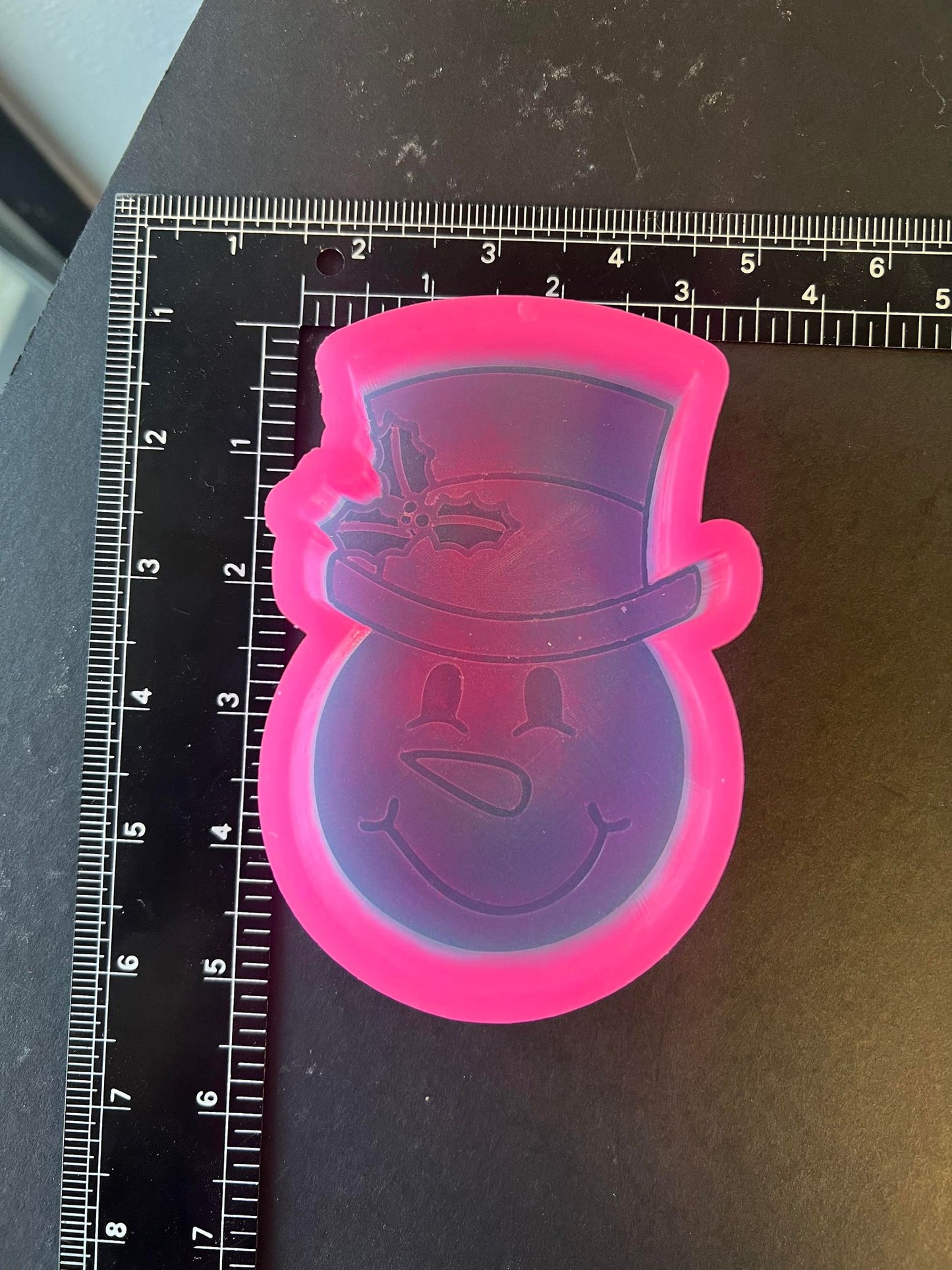 Snowman Smile Silicone Mold©