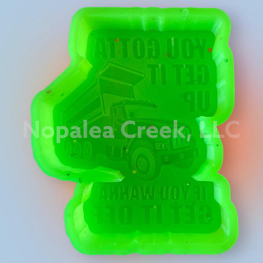 Get it up to get it off Silicone Mold