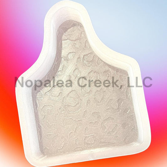 Cheetah/Leopard Cowtag Silicone Mold©