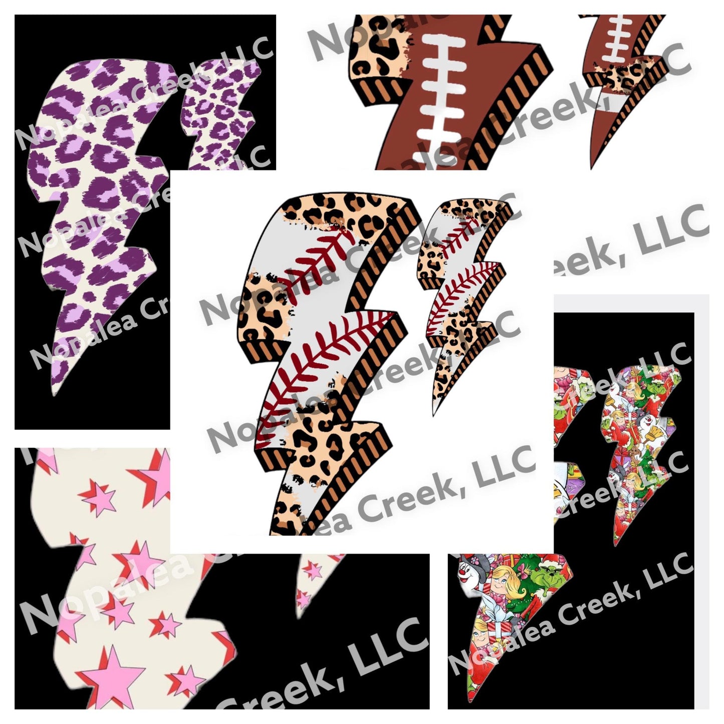 Lightning Bolt Cardstocks 3 of 3 Listing