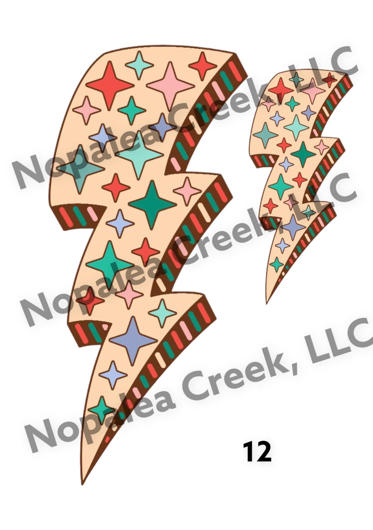 Lightning Bolt Cardstocks 1 of 3 Listing