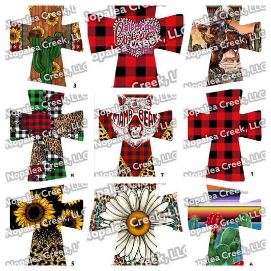 Simple Large Cross Cardstocks 1 of 2 Listing