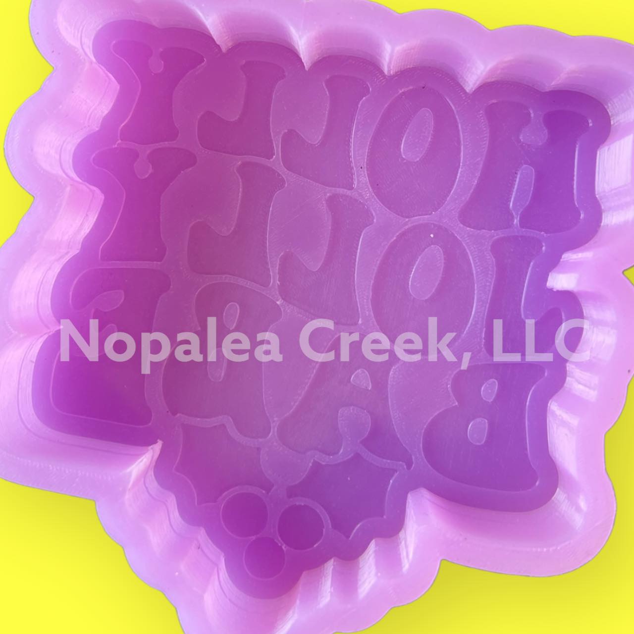 Holly Jolly Babe Silicone Mold