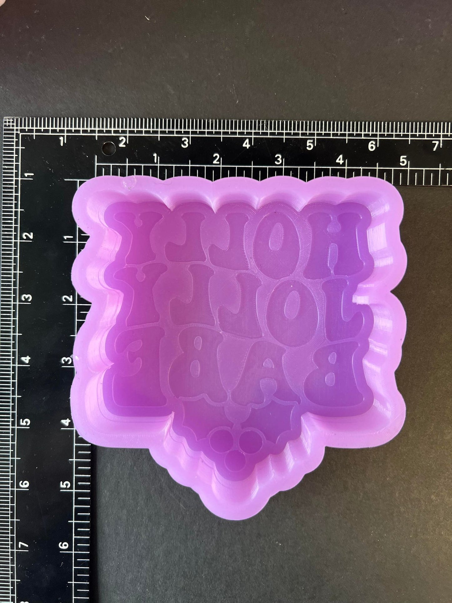 Holly Jolly Babe Silicone Mold