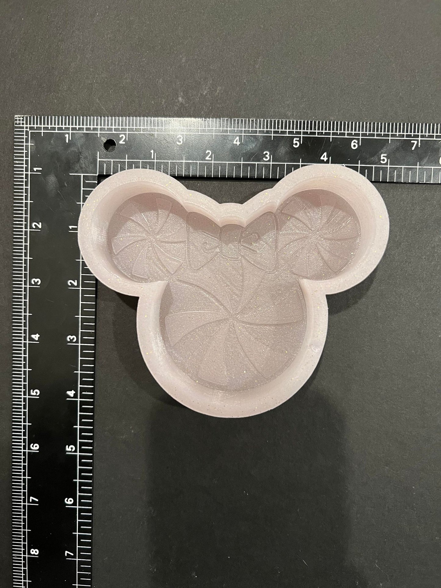 Bow Mouse Peppermint Silicone Mold