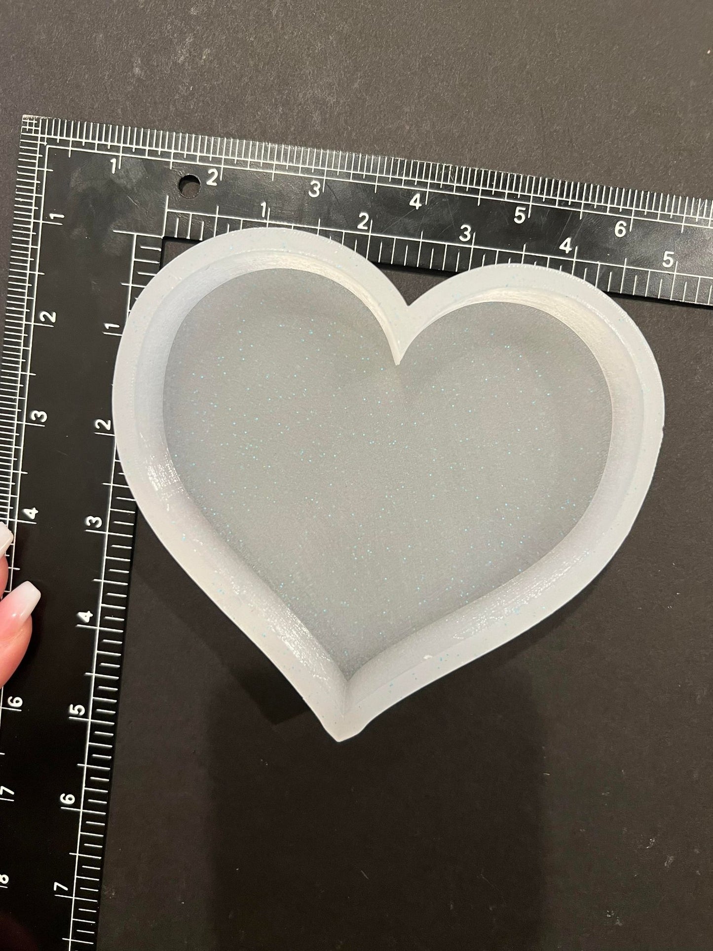 Simple Heart Cardstock Silicone Mold
