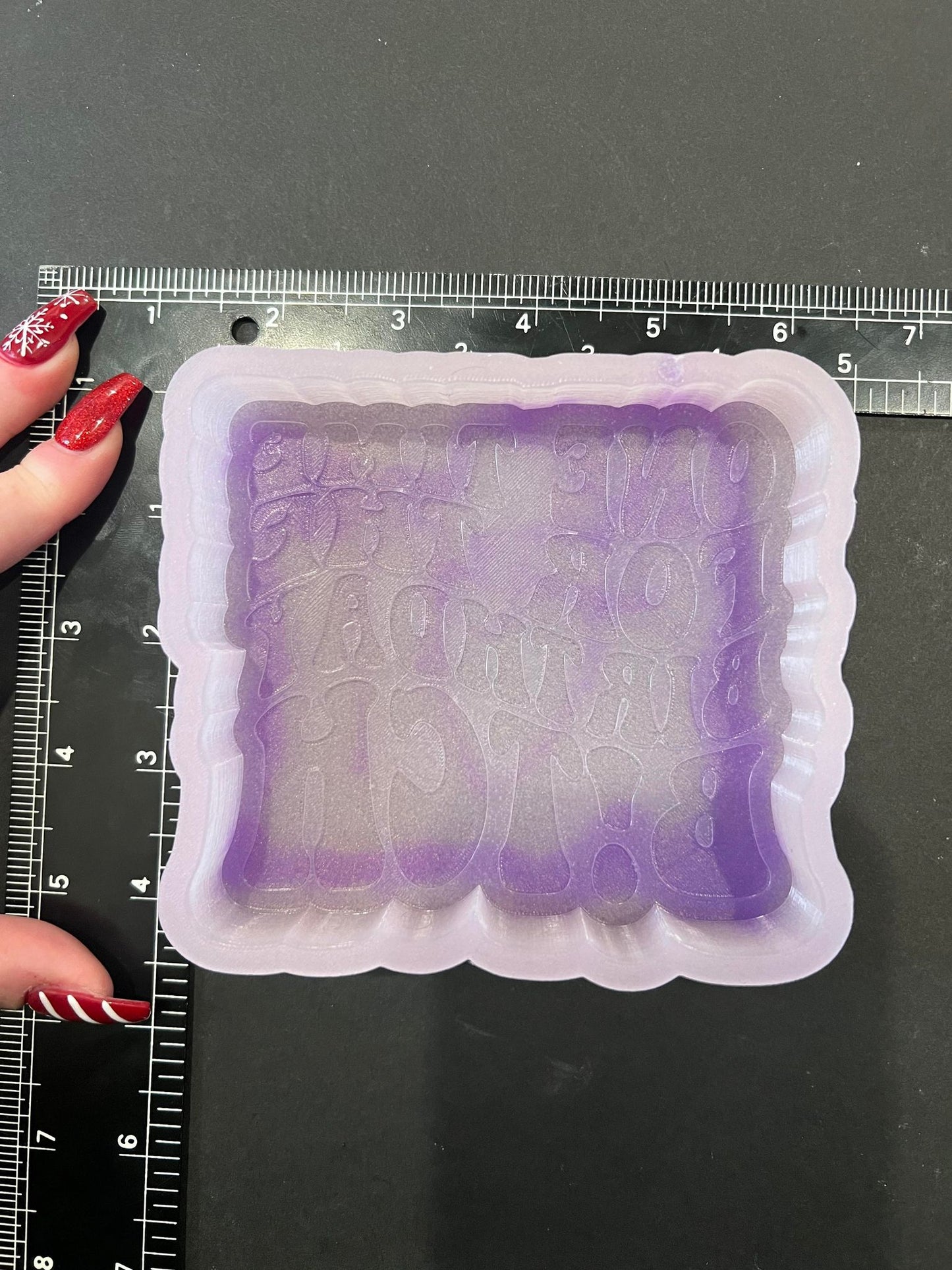 One time for the birthday bitch Silicone Mold