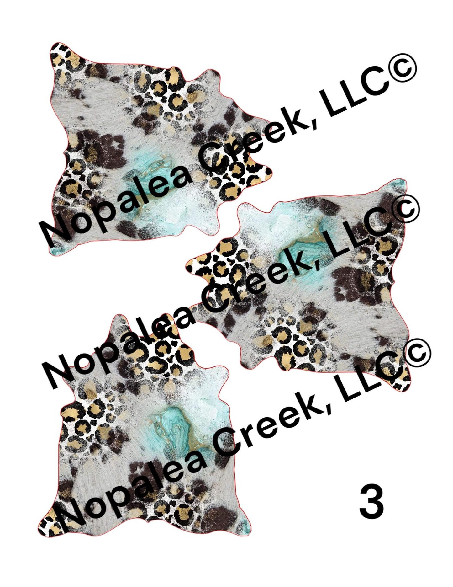 Simple Cowhide (1) Cardstock Listing