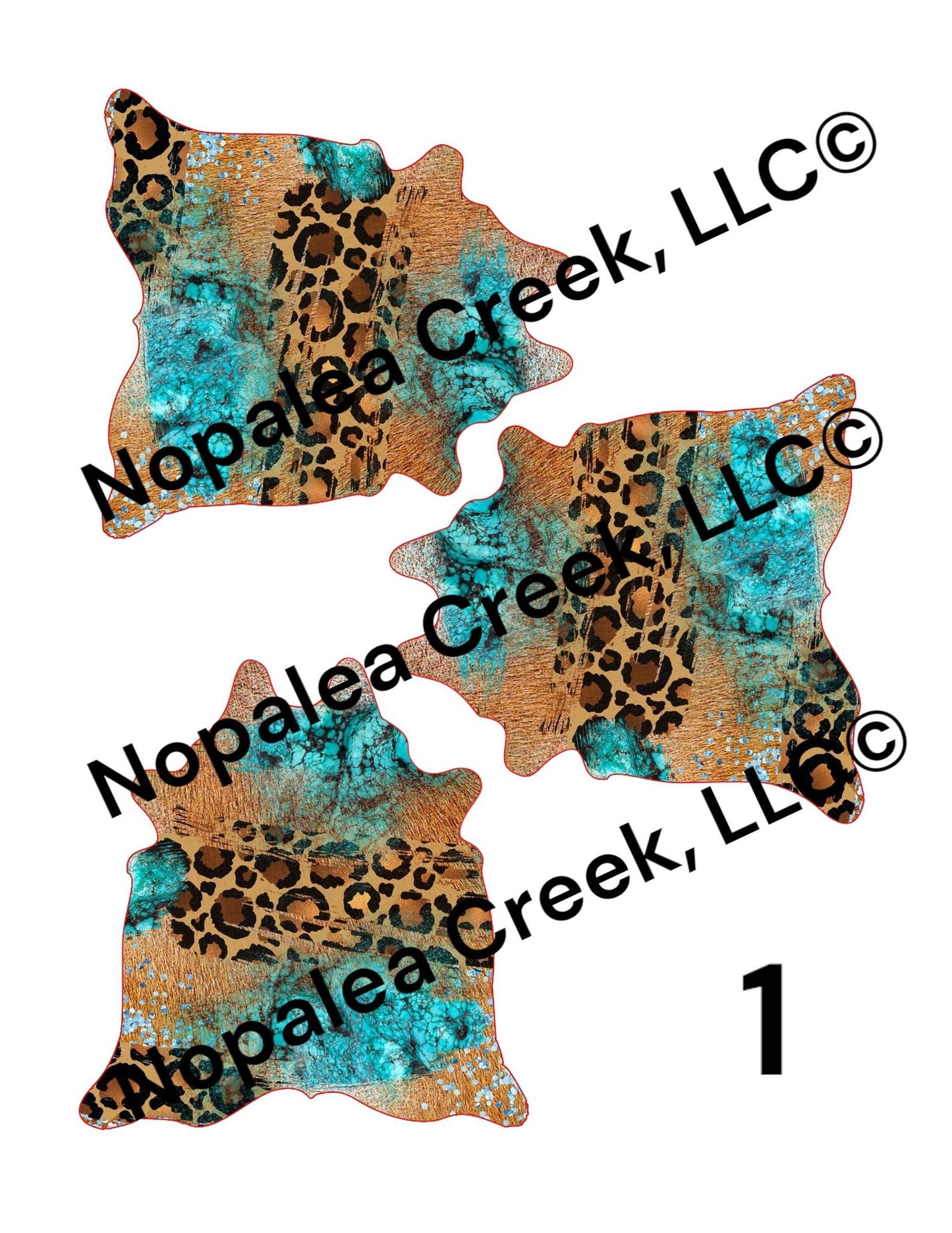 Simple Cowhide (1) Cardstock Listing