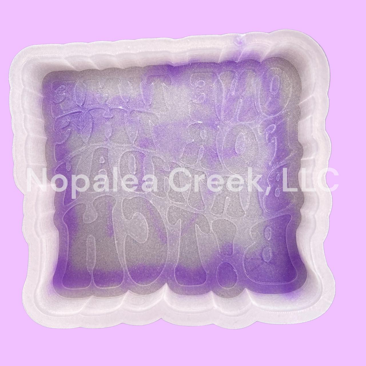 One time for the birthday bitch Silicone Mold