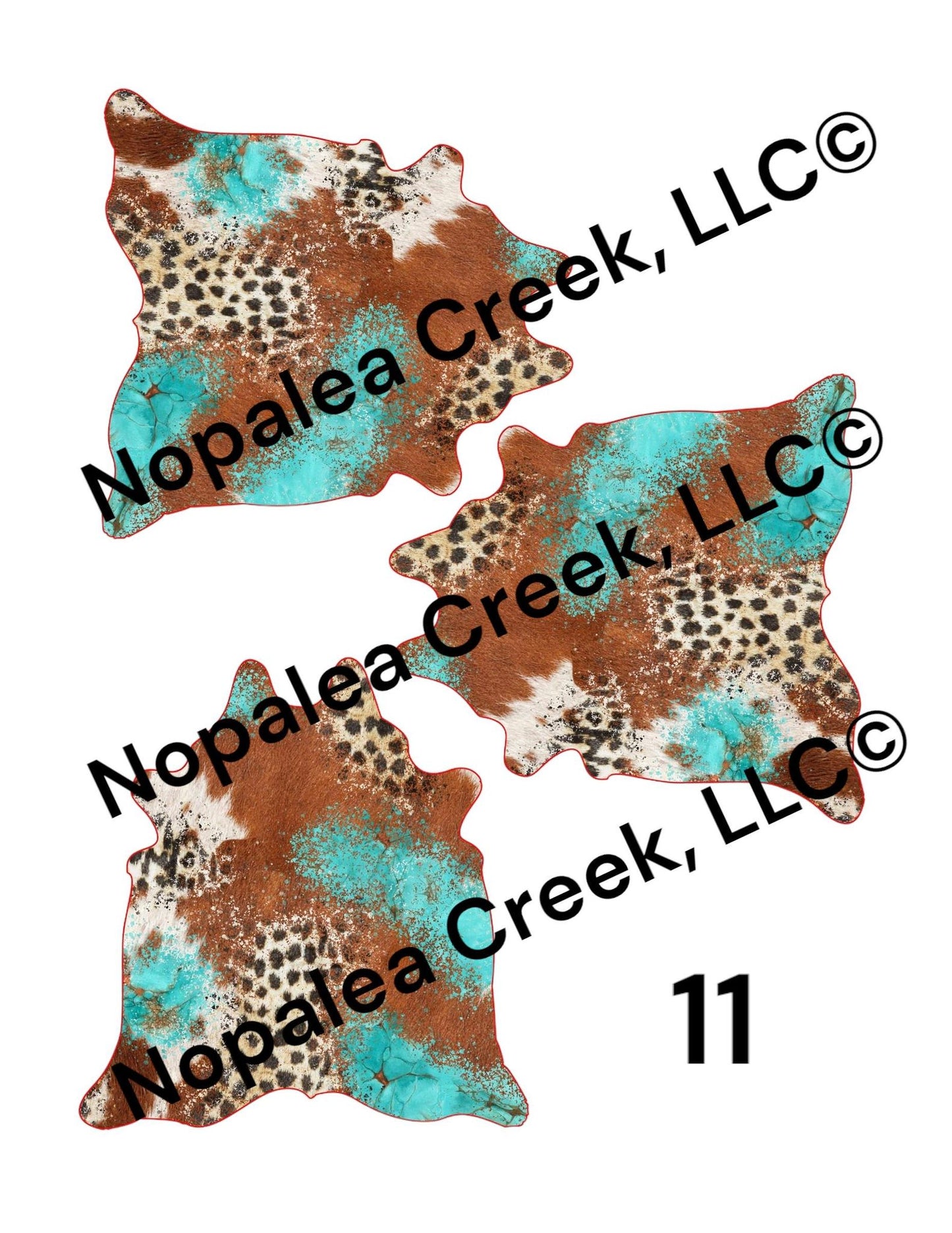 Simple Cowhide (1) Cardstock Listing