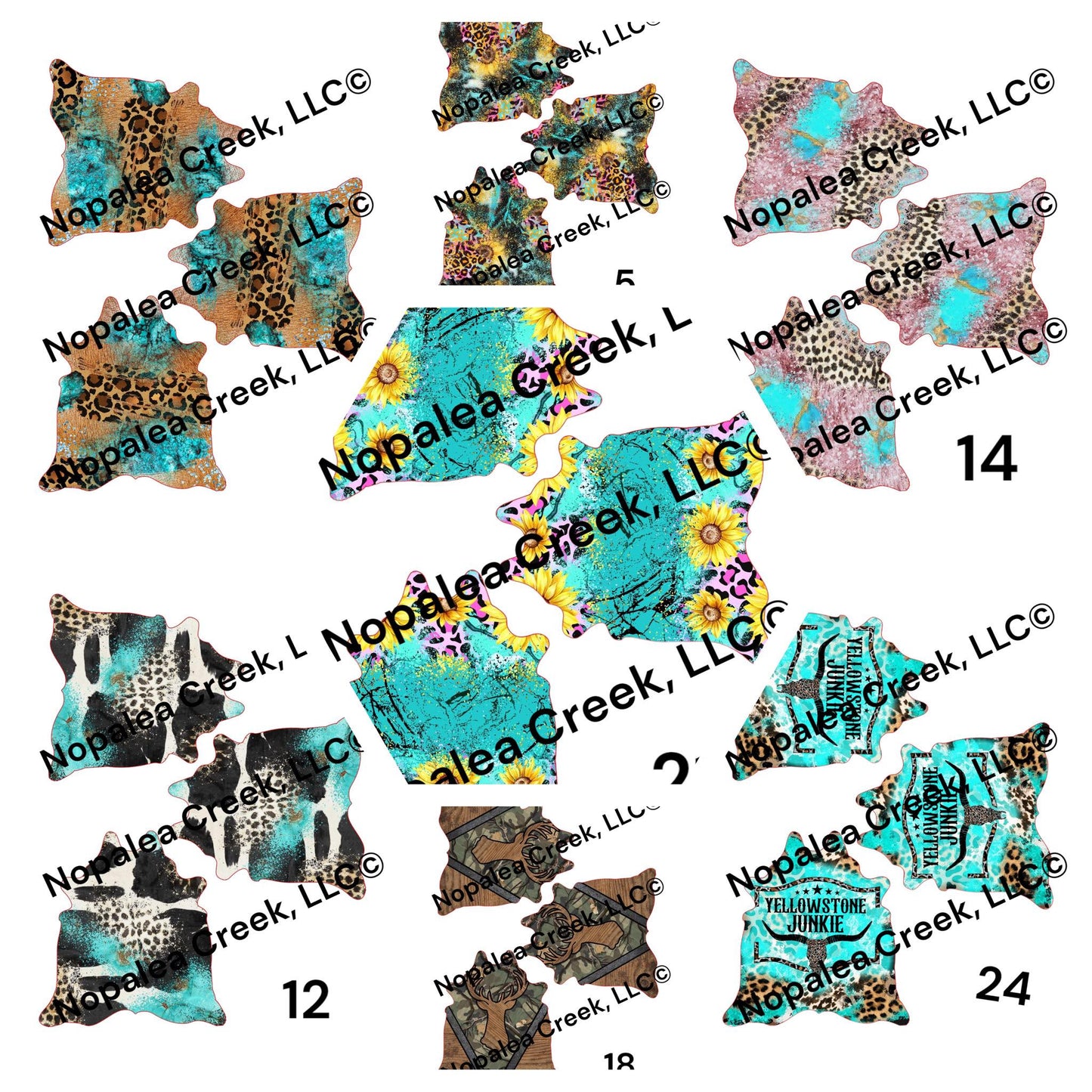 Simple Cowhide (1) Cardstock Listing