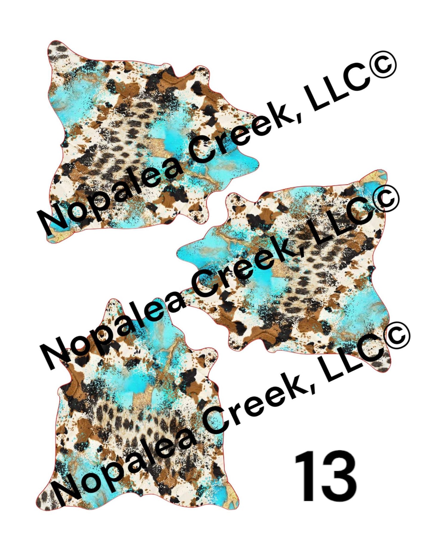 Simple Cowhide (1) Cardstock Listing