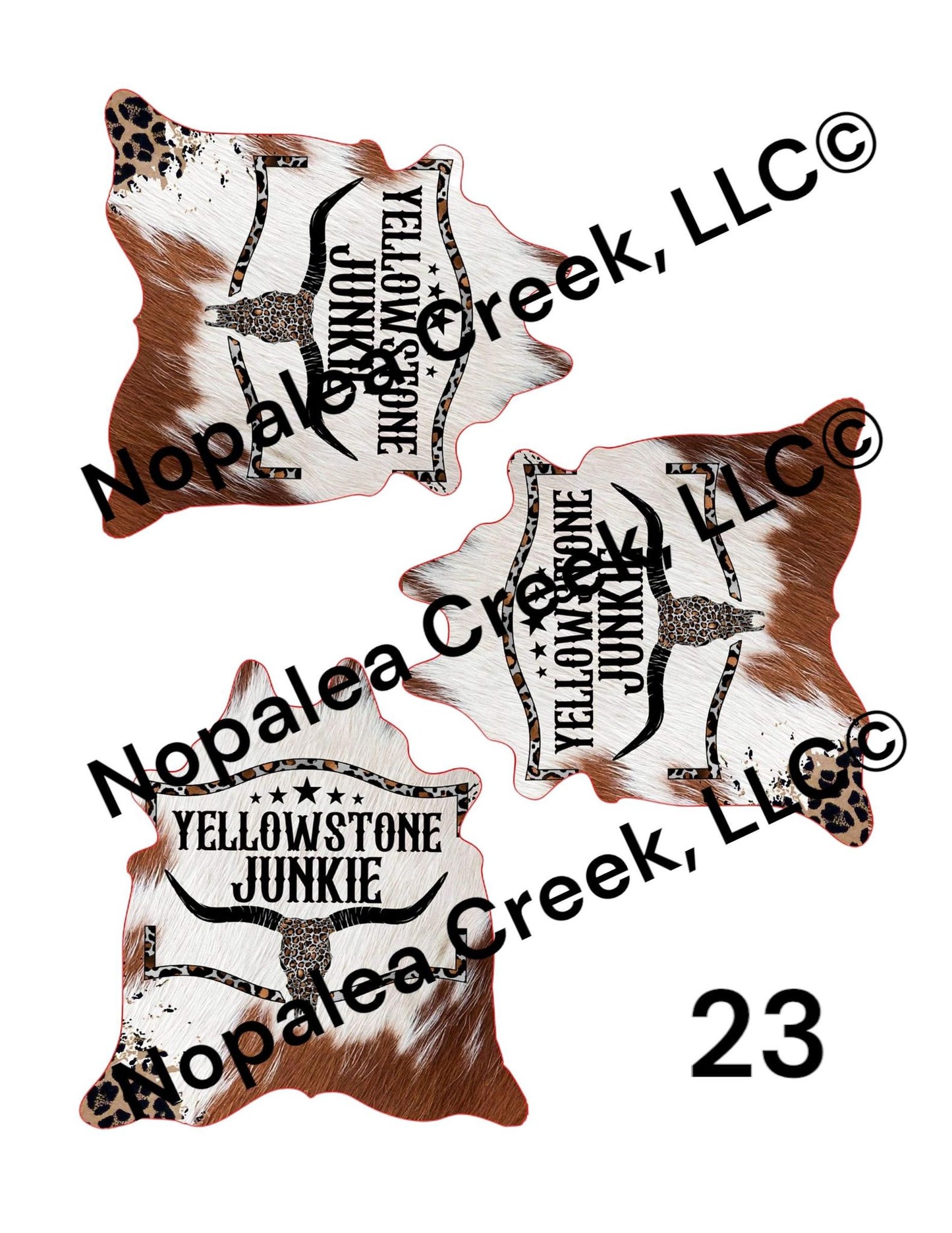 Simple Cowhide (1) Cardstock Listing
